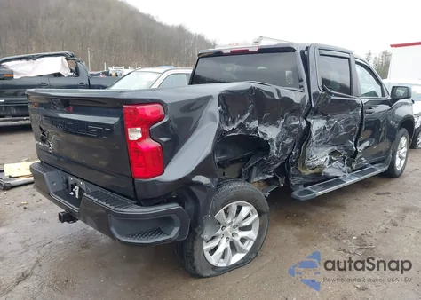 2022 Chevrolet Silverado 1500 4Wd Short Bed Custom из США, поврежденный, VIN 1GCPDBEK7NZ626236